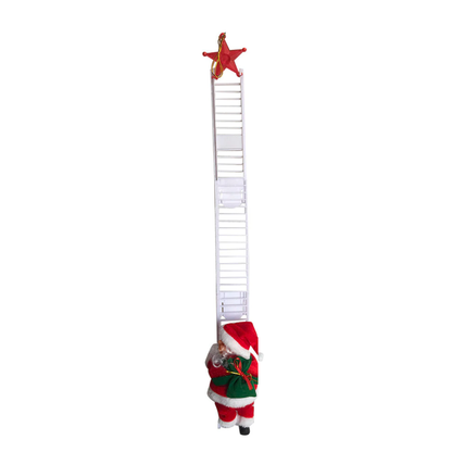 Santa Climbing Ladder Christmas Decorations 3