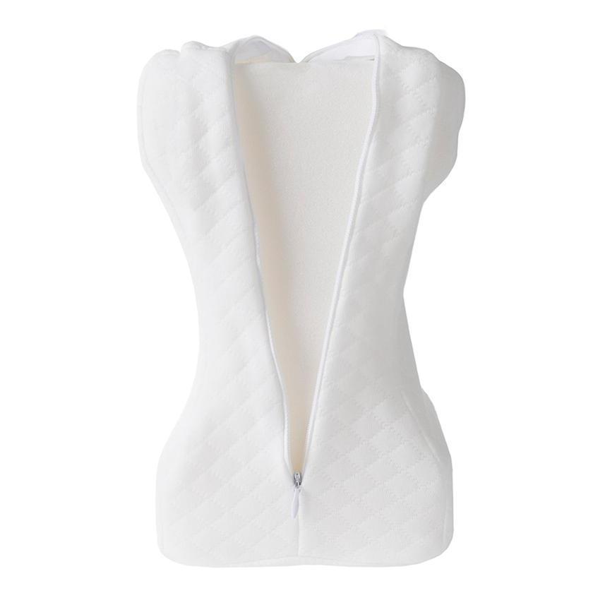 Knee pillow for side sleepers with adjustable straps