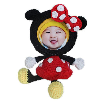 Crochet Animals Photo Frame Minnie