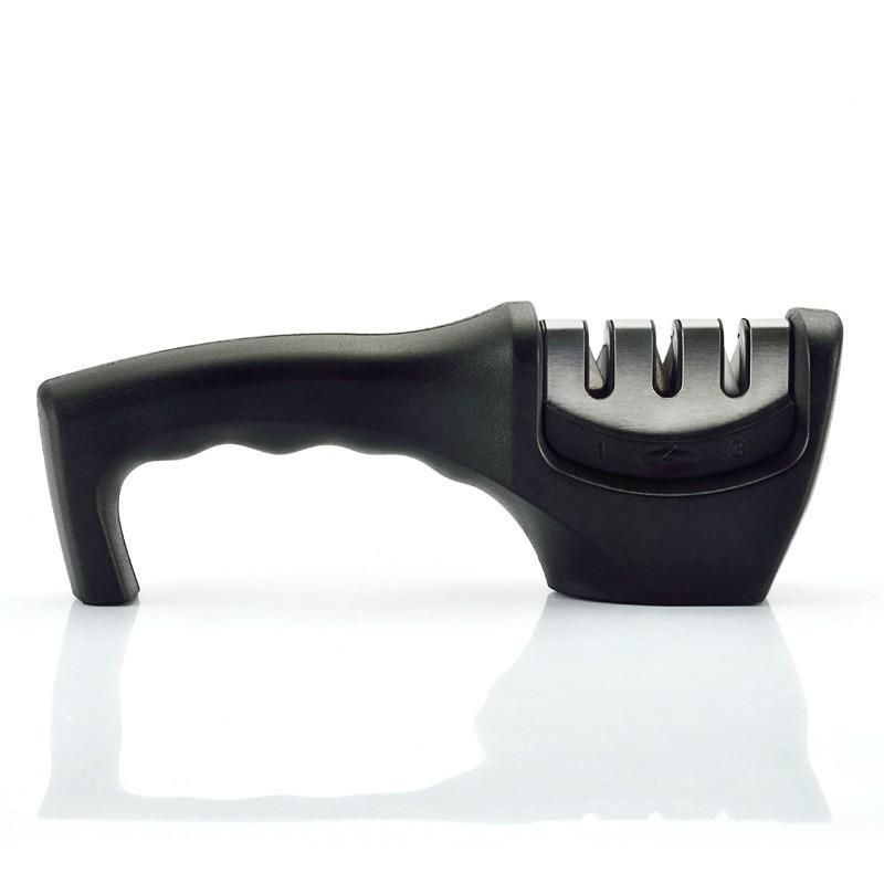 Durable stainless steel kitchen knife sharpener