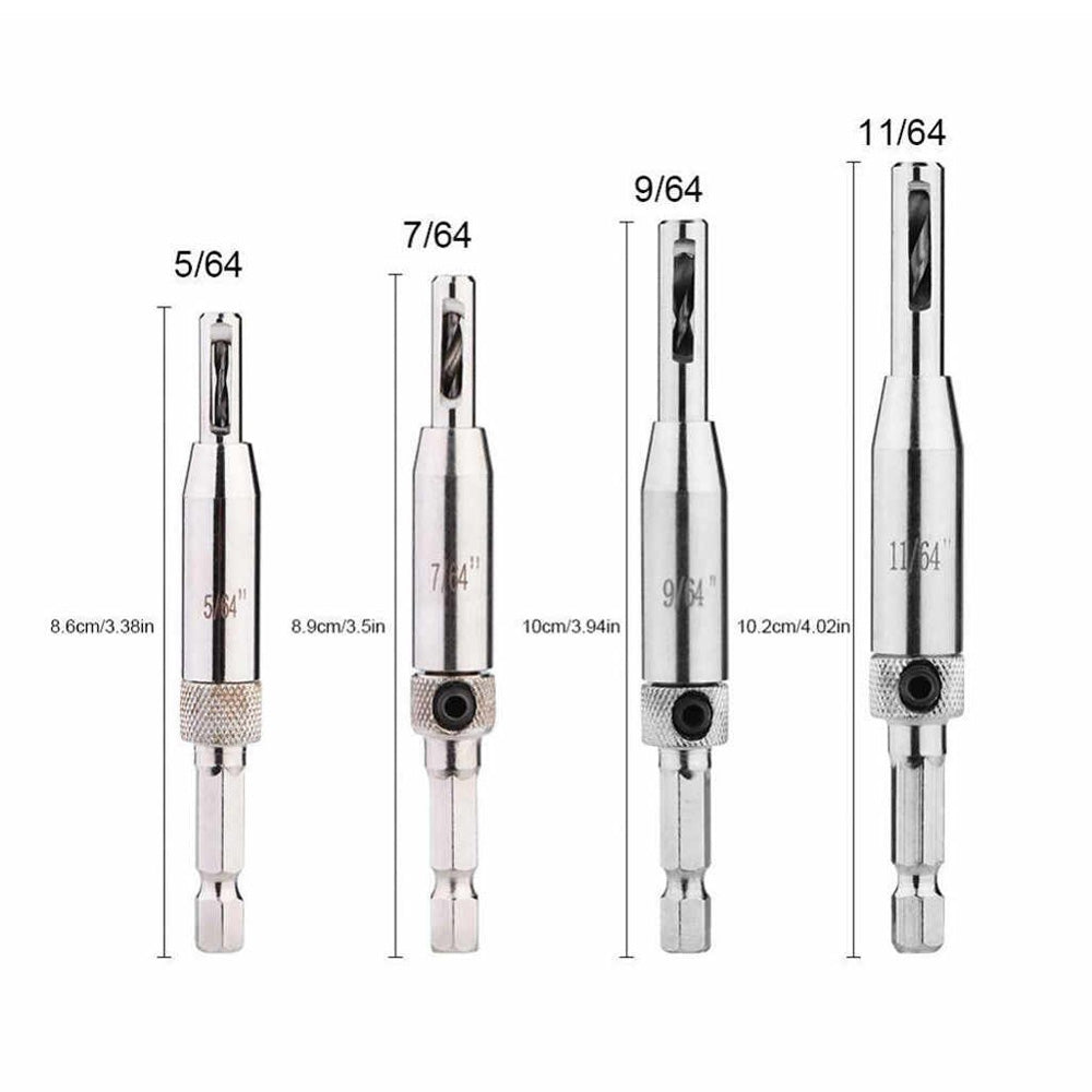 Self-Centering Hinge Drill Bits 5