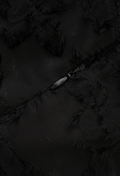 Seren Vintage Floral Maxi Dress Black
