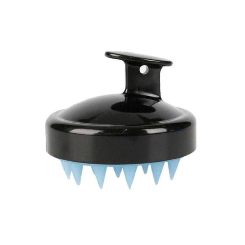 Silicone Scalp Massager Dandruff Remover Shampoo Brush for Healthy Hair  Black