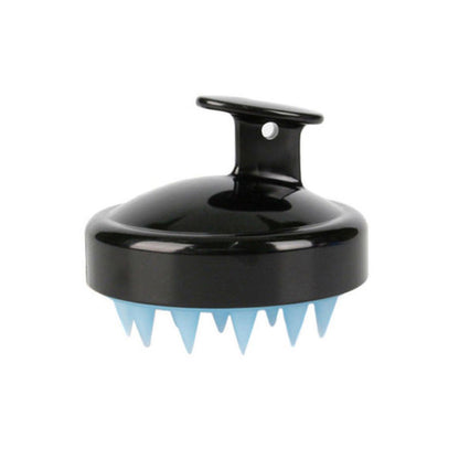 Silicone Scalp Massager Dandruff Remover Shampoo Brush for Healthy Hair  Black