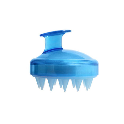 Silicone Scalp Massager Dandruff Remover Shampoo Brush for Healthy Hair Blue 1