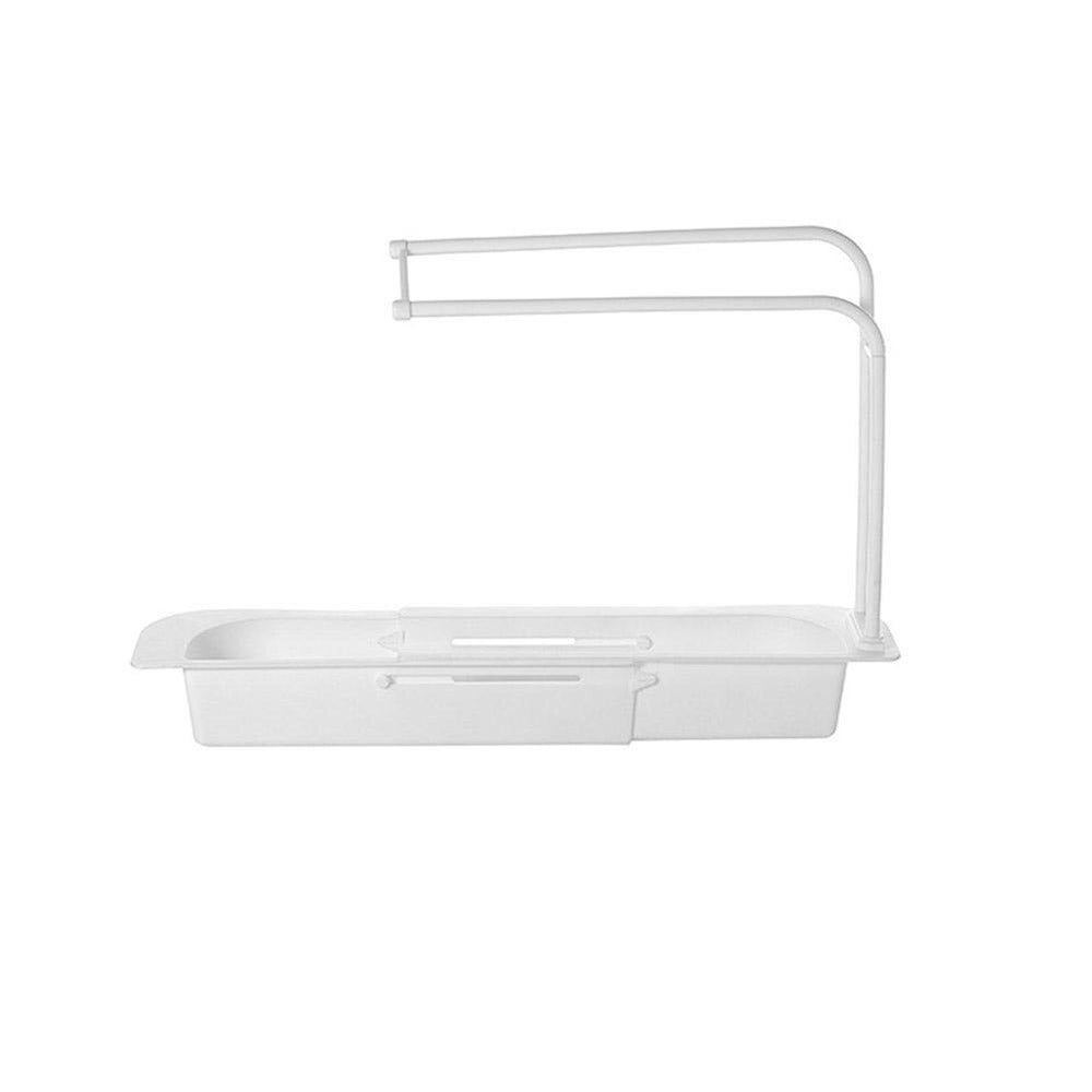 Telescopic Sink Storage Rack White