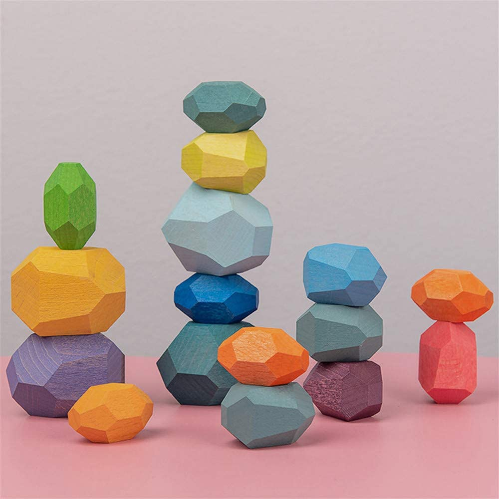 Tumi Ishi Wooden Rock Balancing Toy 1