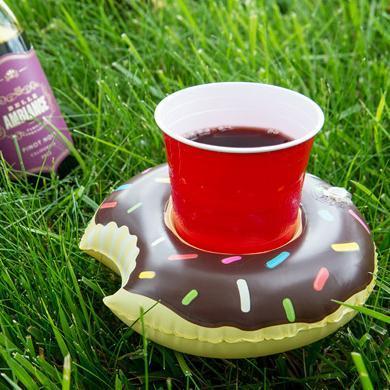 Cute PoolBeach Cup Holders Chocolate Donut