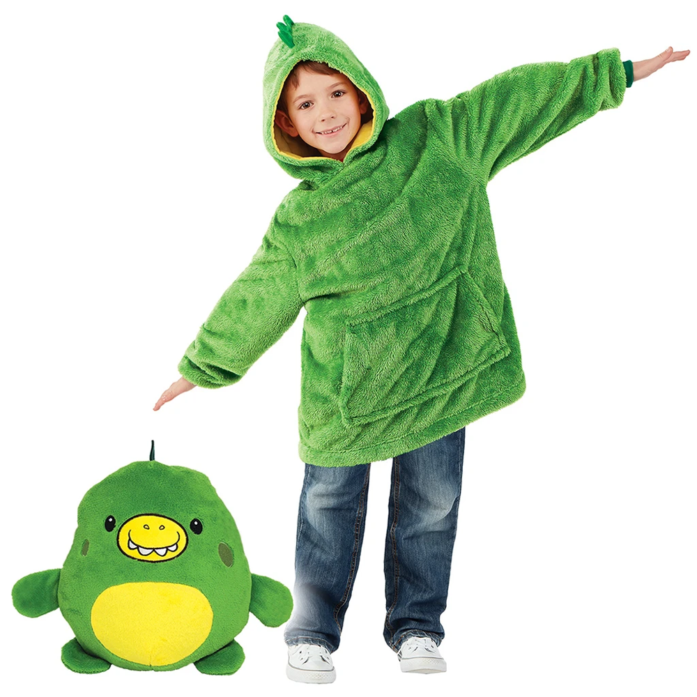 Childrens hoodie that doubles as a cuddly toy