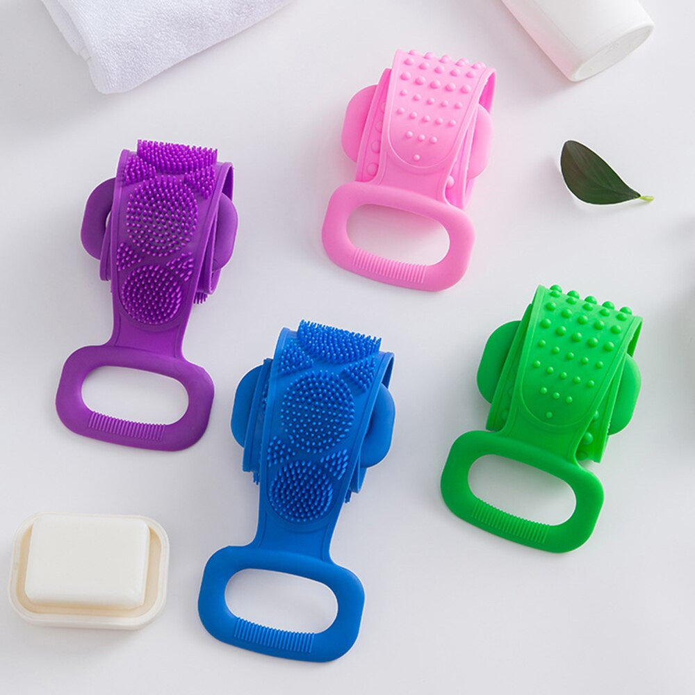 Exfoliating Silicone Wet & Dry Body Scrubber Brush 2
