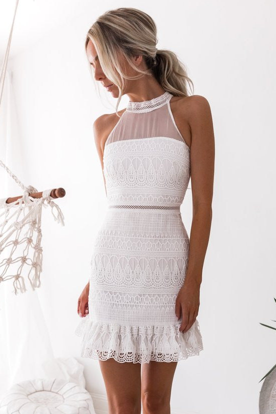 Vicky Dress White