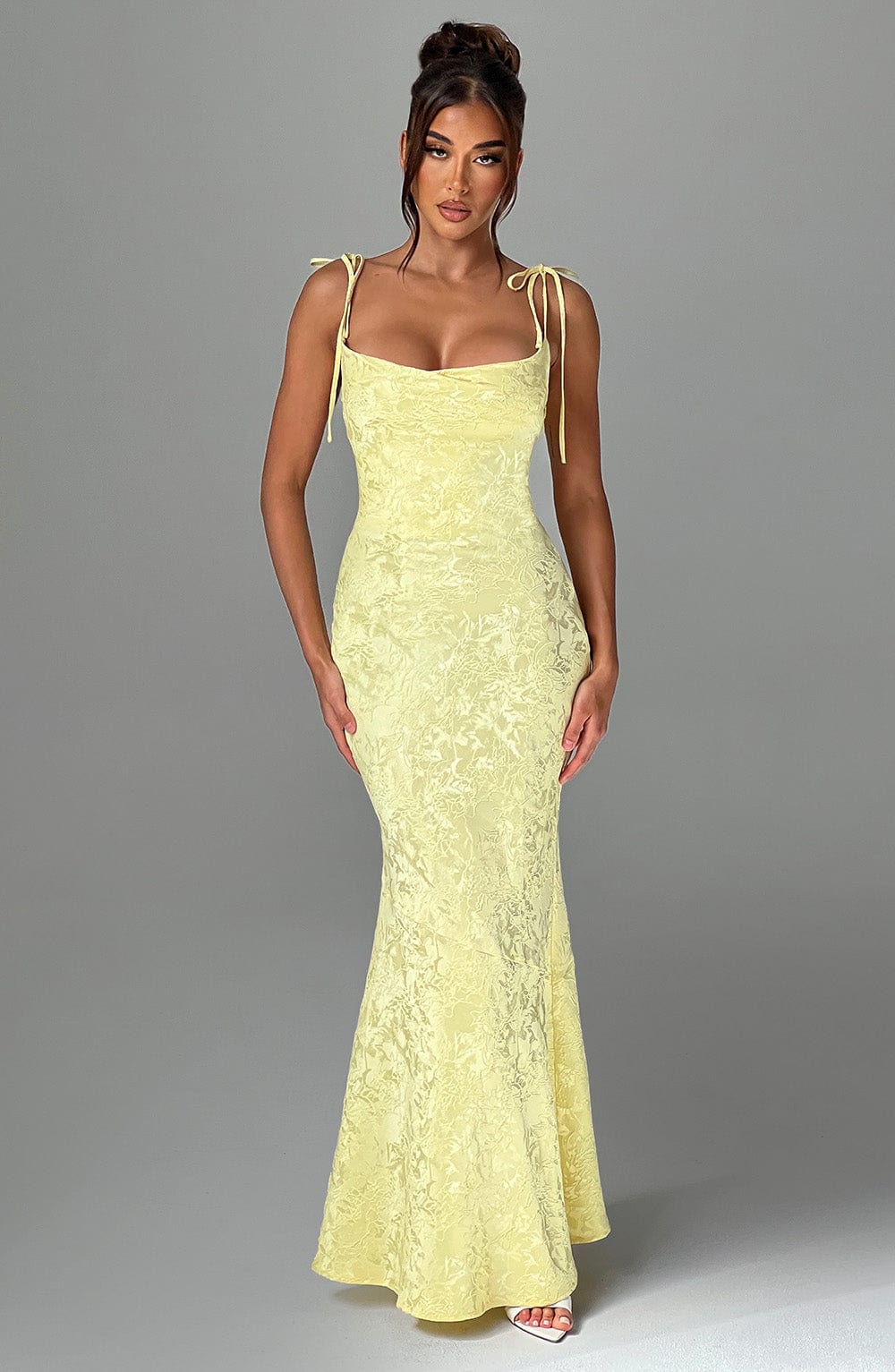 Whitney Maxi Dress Lemon