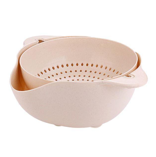 BPAfree 360 rotation colander for vegetable