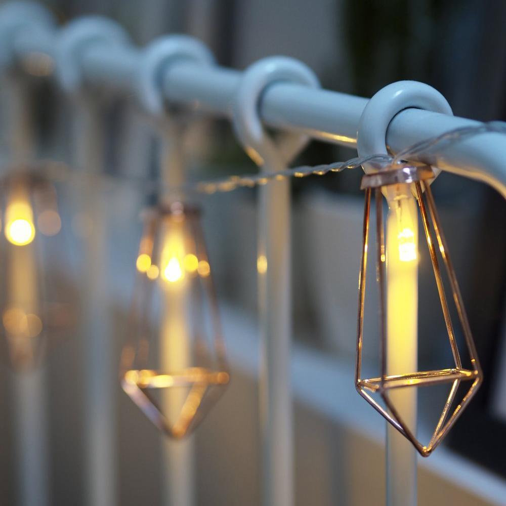 Craft Rose Gold Lantern Light 4