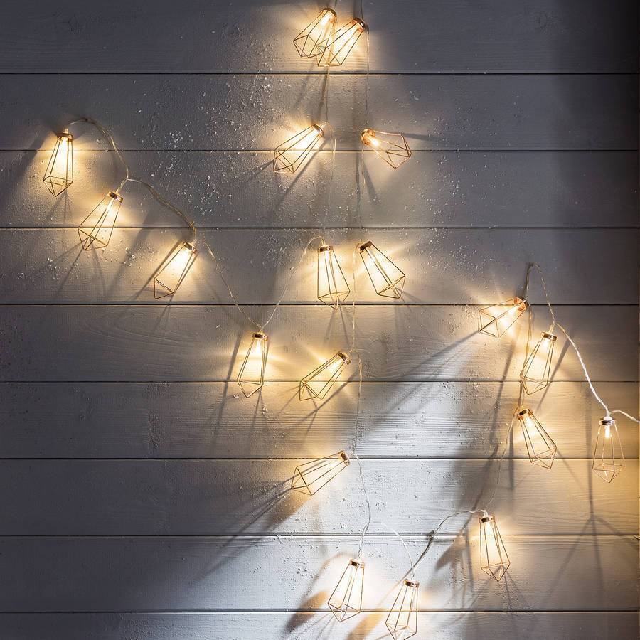 Craft Rose Gold Lantern Light 5