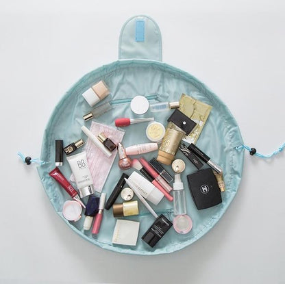 Travel Make Up Wrap Bag Green
