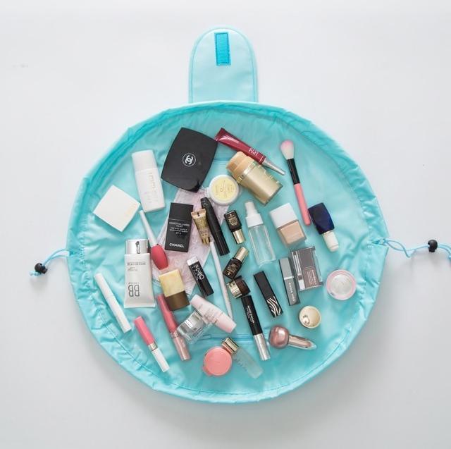 Travel Make Up Wrap Bag Light Green